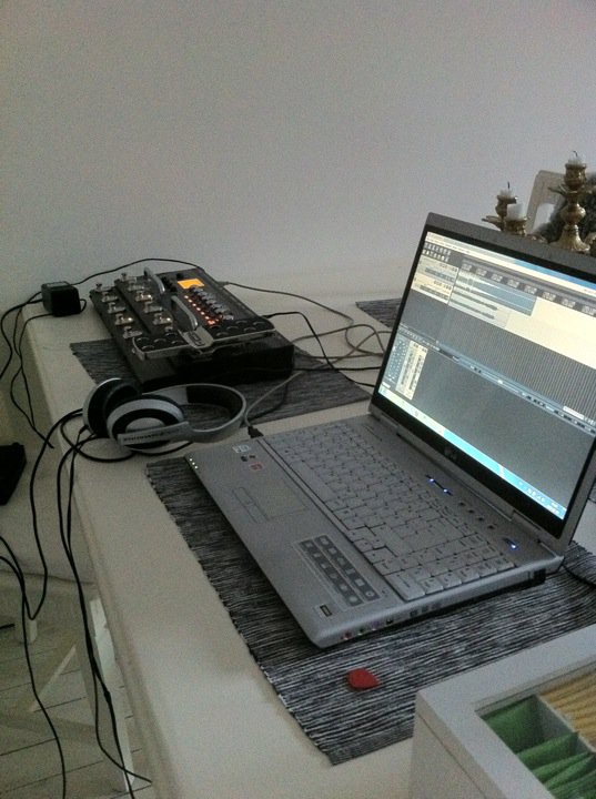 Home studio laptop
