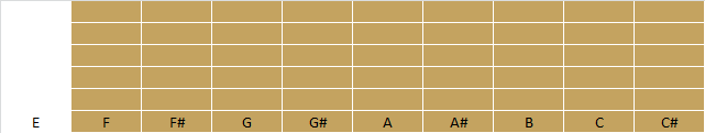 Fretboard Low E